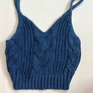 knitted tank top